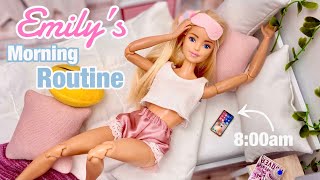 Emilys Morning Routine Barbie Doll Routine Video - Emilys Vlog