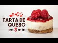 CHEESECAKE en MICROONDAS en 3 minutos 🍰 | ¡Tarta de Queso SIN HORNO!