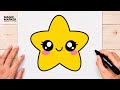 How to Draw a Cute Kawaii Star ⭐✨ | Easy Cute Digital Illustration