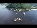 obra ponte de Guaratuba Paraná