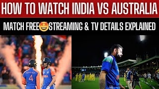 IND vs AUS 1st T20I Live:How To Watch India vs Australia Match FREE Streaming & TV Details Explained screenshot 3