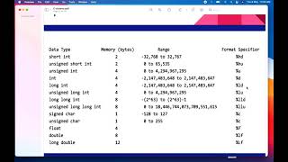 C Programming Classes | Lecture 5 - Data Types in C