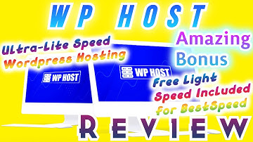 WP Host Review (wp host app review) #wp_host #Hosting, Ultra-Lite Speed Wordpress Hosting + Free LS