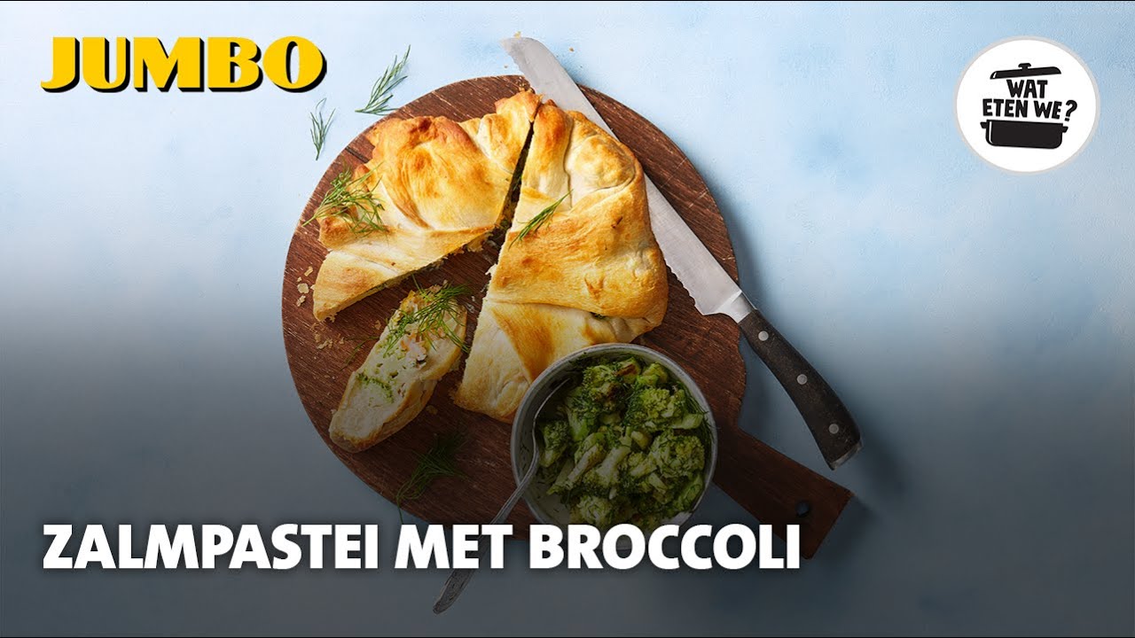 Wat eten we? Zalmpastei met broccoli