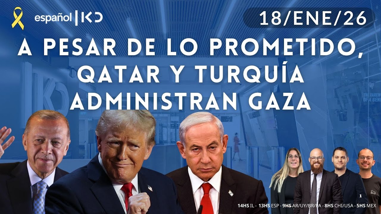 18-1 | Kan en Español | NETANYAHU: "NO NOS CONSULTARON POR LOS MIEMBROS DEL CONSEJO DE PAZ"