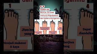 Bentuk Jari Kaki Menentukan Karakter Seseorang #ramalan #kepribadian