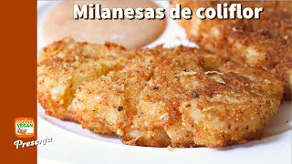 Milanesas de coliflor, hasta ¡5 veces más económicas que las de carne!  Cocina Vegan Fácil