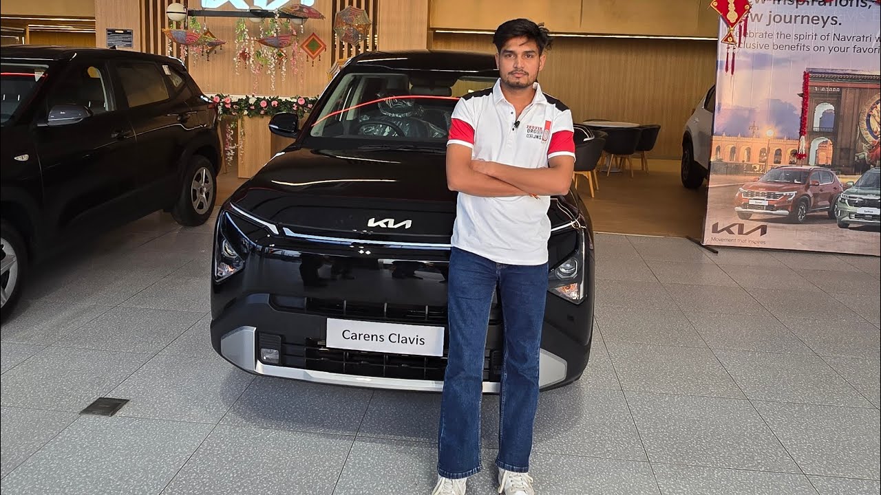 New 2025 updated kia carens clavis HTE(o) petrol manual withe new features full review @bikencars07 