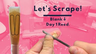 Reed-making at Oboerific Reeds! •Watch Me Scrape an Oboe Reed•