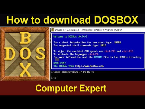 #79 How to download DOSBOX | free download DOSBox | Computer Expert