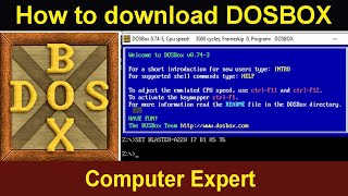 #79 How to download DOSBOX | free download DOSBox | Computer Expert