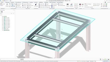 Easy design of steel frameworks with SolidSteel for PTC Creo Elements/Direct Modeling - part 1