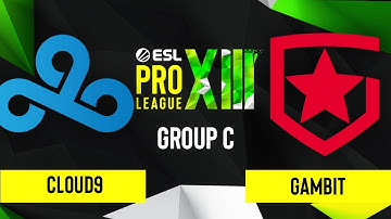 CS:GO - Gambit vs. Cloud9 [Vertigo] Map 2 - ESL Pro League Season 13 - Group C