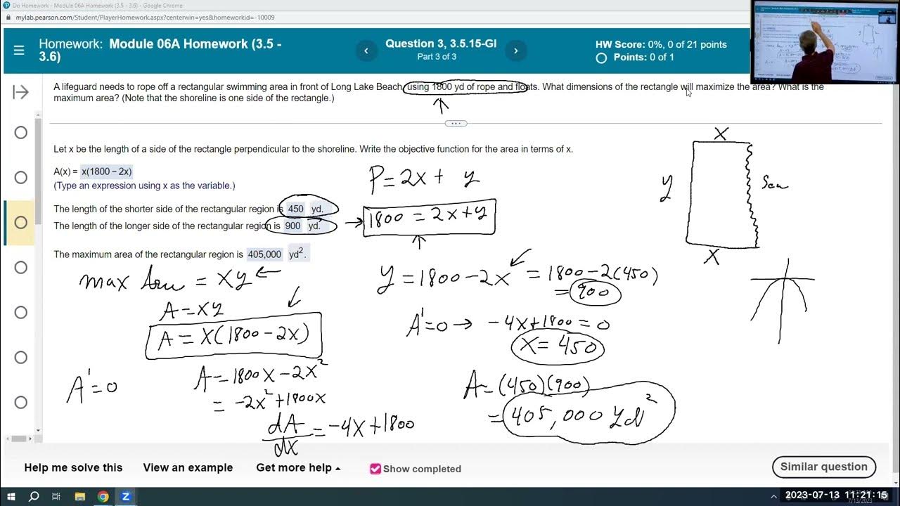 Brief Calculus 6A Question 3 YouTube