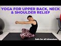 Pregnancy Yoga - upper back pain in pregnancy, neck and shoulder pain in pregnancy relief