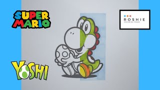Coloring Yoshi | Super Mario Bros. | Roshie Coloring Pages