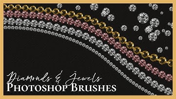 Brush Tool Photoshop Tutorial | Realistic Diamonds & Jewels