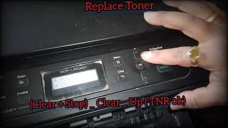 Brother 2535 DW Replace Toner Reset