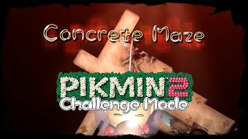 Pikmin 2 - Challenge Mode: Concrete Maze