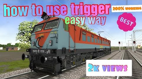 HOW TO USE TRIGGER | TRAINZ SIMULATOR | STICK TANK GAMERZ