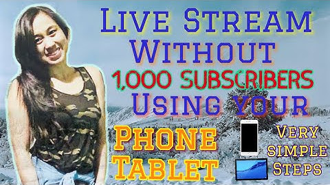 How to Live Stream on Youtube without 1000 Subscribers (Streamlabs)