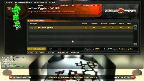 [QL LAN] DHS2010: cypher vs stermy + interview of cyp