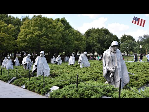 Video: Besuch des Korean War Veterans Memorial in Washington DC