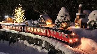 Garden railway at night and snow by mapic2 89,441 views 2 years ago 2 minutes, 57 seconds