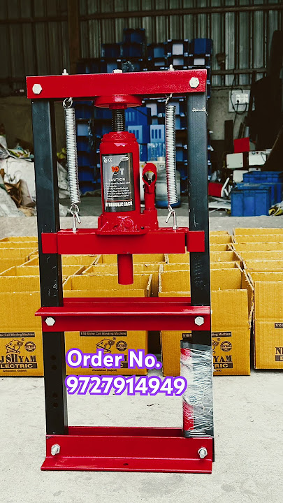 Hydraulic Press Nijshyam 10 ton #hydraulic #pressure #fanrepair #jack