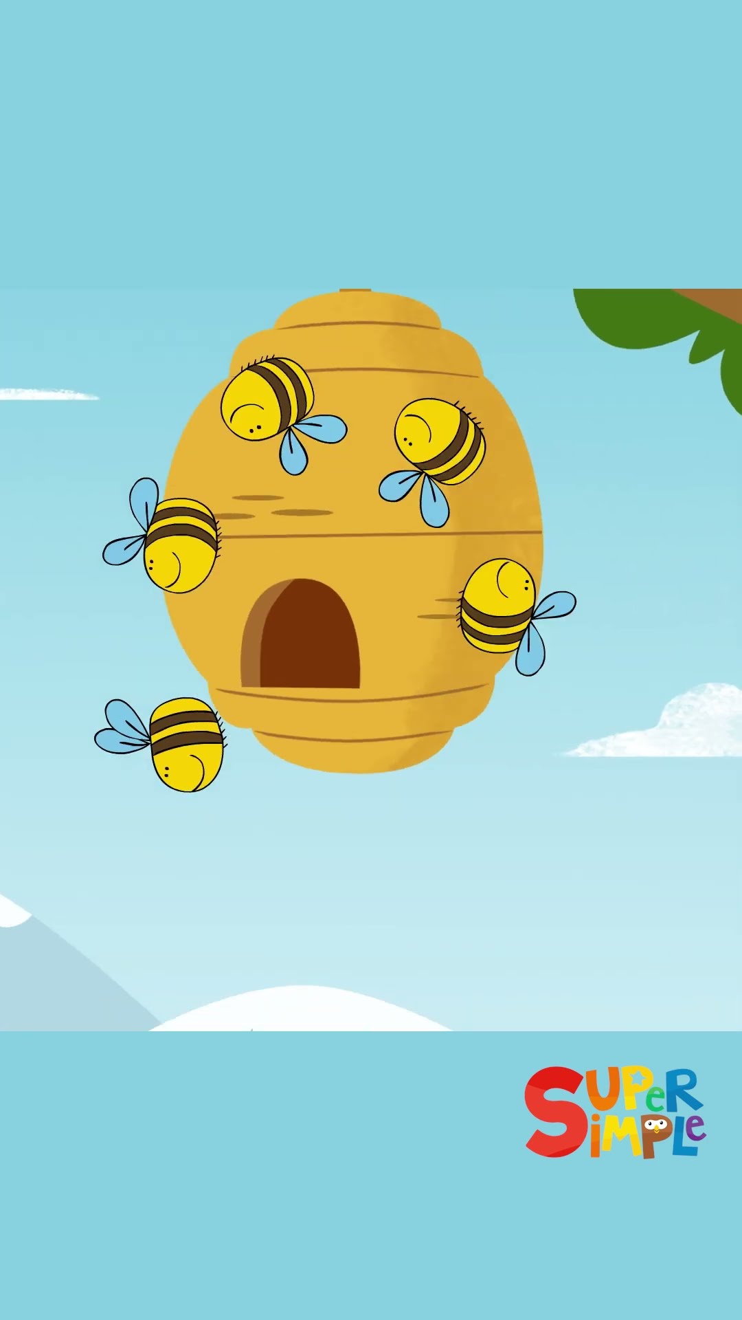 Here Is The Beehive #kidssongs #supersimplesongs #shorts