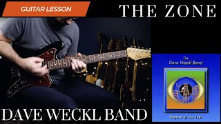 The Zone - Dave Weckl Band (guitar lesson :: tutorial)