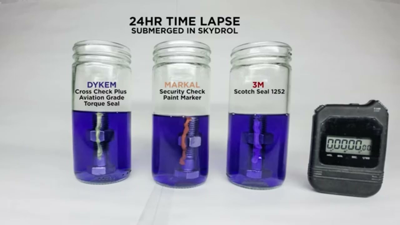 Cross-Check™ Plus TORQUE SEAL® 83418 Blue BMS 8-45 Type I/III Spec  Skydrol®-Resistant Aviation Grade Torque Seal® - 1 oz Tube at