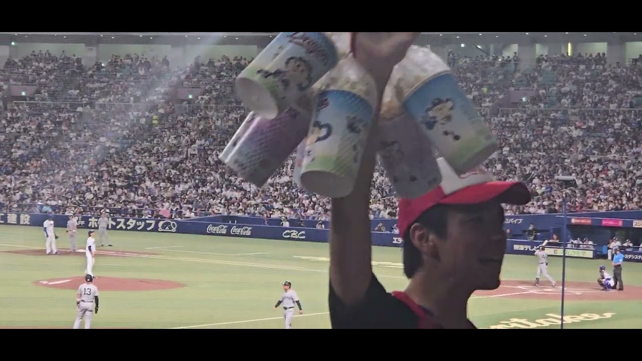 2026年7月4日中日対巨人@バンテリンドームナゴヤ 2回表巨人先制 