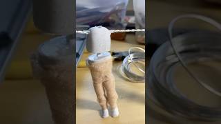 Making legs for #3dprinted #stopmotion puppets #puppetbuilding