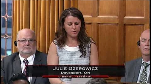 MP Julie Dzerowicz - Question to Minister Sohi about bike paths  (June 7, 2016)