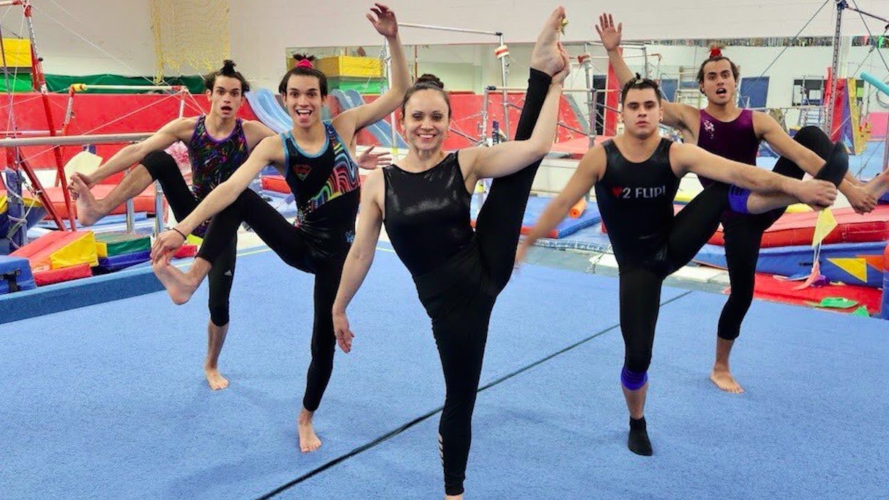 funny gymnastics competition youtube