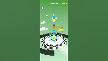 Stack Rider Level 187 WalkThrough Solution Gameplay