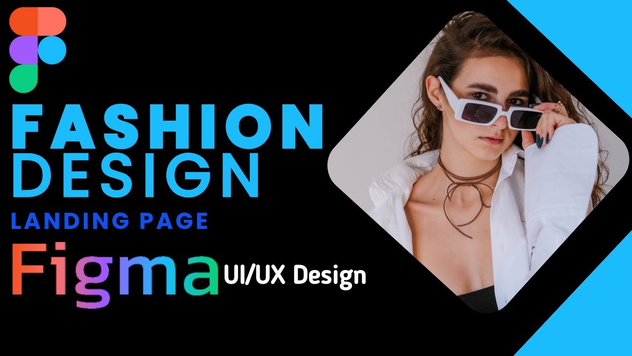 Fashion Design Landing Page | Figma UI/UX for MacBook Pro 16-Inch # ...