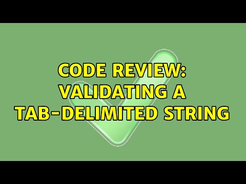 Code Review: Validating