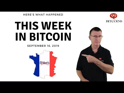 This Week In Bitcoin - Sep 16th, 2019