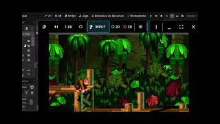 Donkey Kong Country: The Kremlings Island - FANGAME (Lopa Studios) Teste de Física do Personagem