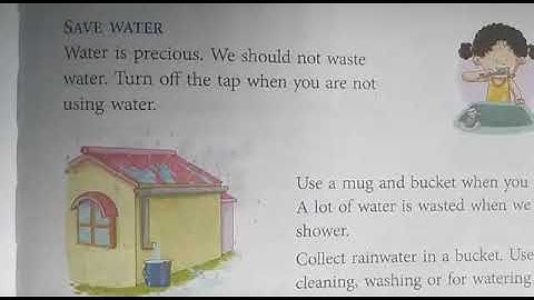 Class 2 Science Chapter 9 Water