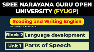 SGOU -FYUGP-Reading and writing English/block 2/unit 1 /interjection