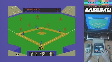 Championship Baseball for TI-99/4A and MBX: Discussion and Gameplay