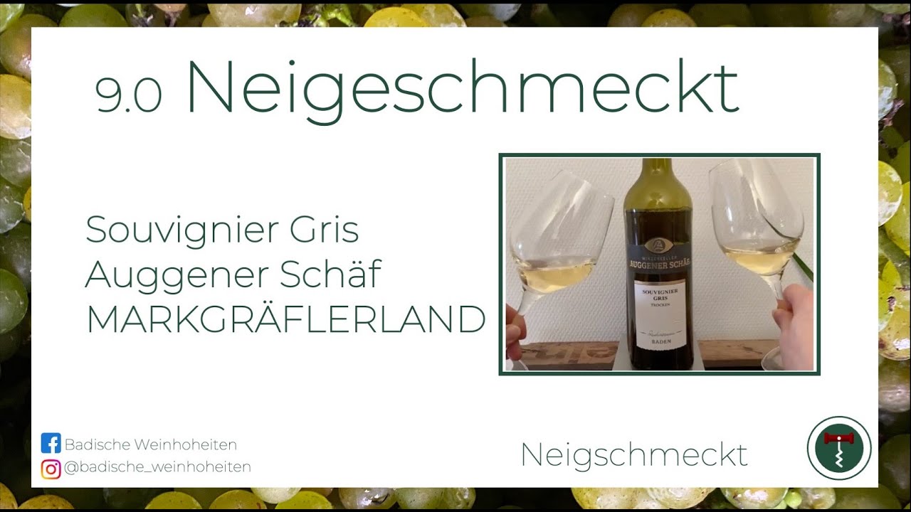 NEIGESCHMECKT... in ein Glas Souvignier Gris | Badische Weinhoheiten