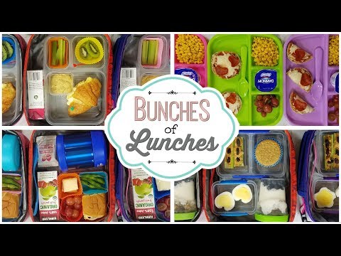 School Lunch Ideas For KIDS 🍎 JK, K, 1st Grade, 2nd Grade | Bunches Of Lunches
