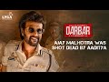 Darbar movie scene  ajay malhotra was shot dead by aaditya  rajinikanth  ar murugadoss  lyca