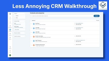 Less Annoying CRM Walkthrough: Simple Contact Management, Pipelines, Tasks, and Reporting