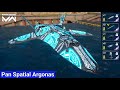 Pan spatial argonas  full legendary equipment in action  modern warships gameplay