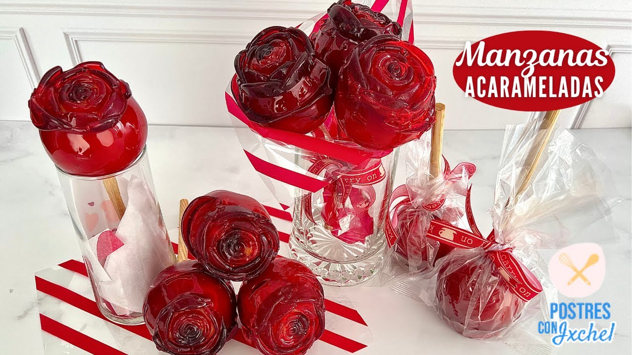 MANZANAS ACARAMELADAS CON 4 INGREDIENTES | ESPECIAL DÍA DE LA MADRE | POSTRES CON IXCHEL